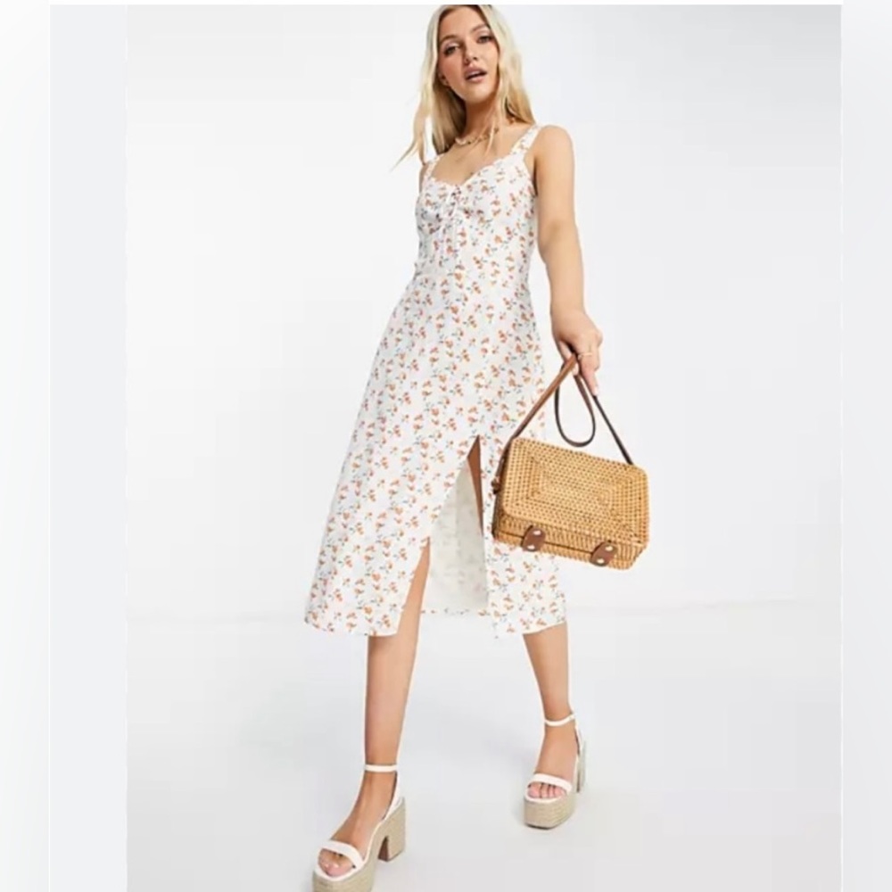 Midi Dress with Slit